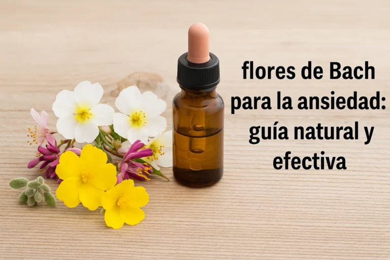 flores de bach para la ansiedad guia natural y efectiva